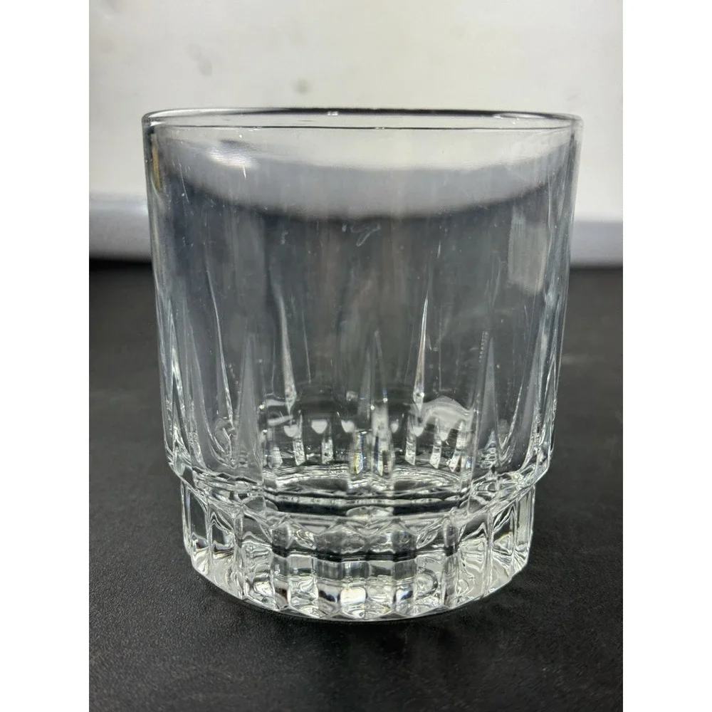 Mixed lot of‎ vintage whiskey glasses set of 3 heavy glasses